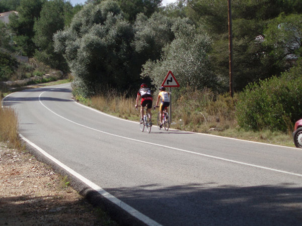 fietsen Javea Granadella